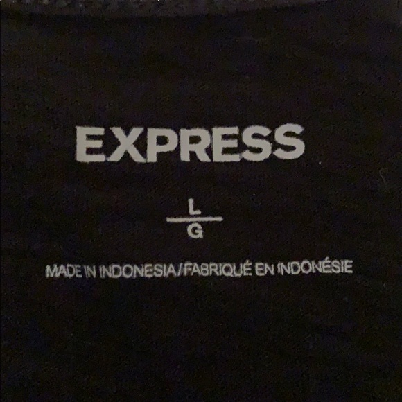 Express Black Stripe Tank-Large - Picture 3 of 4